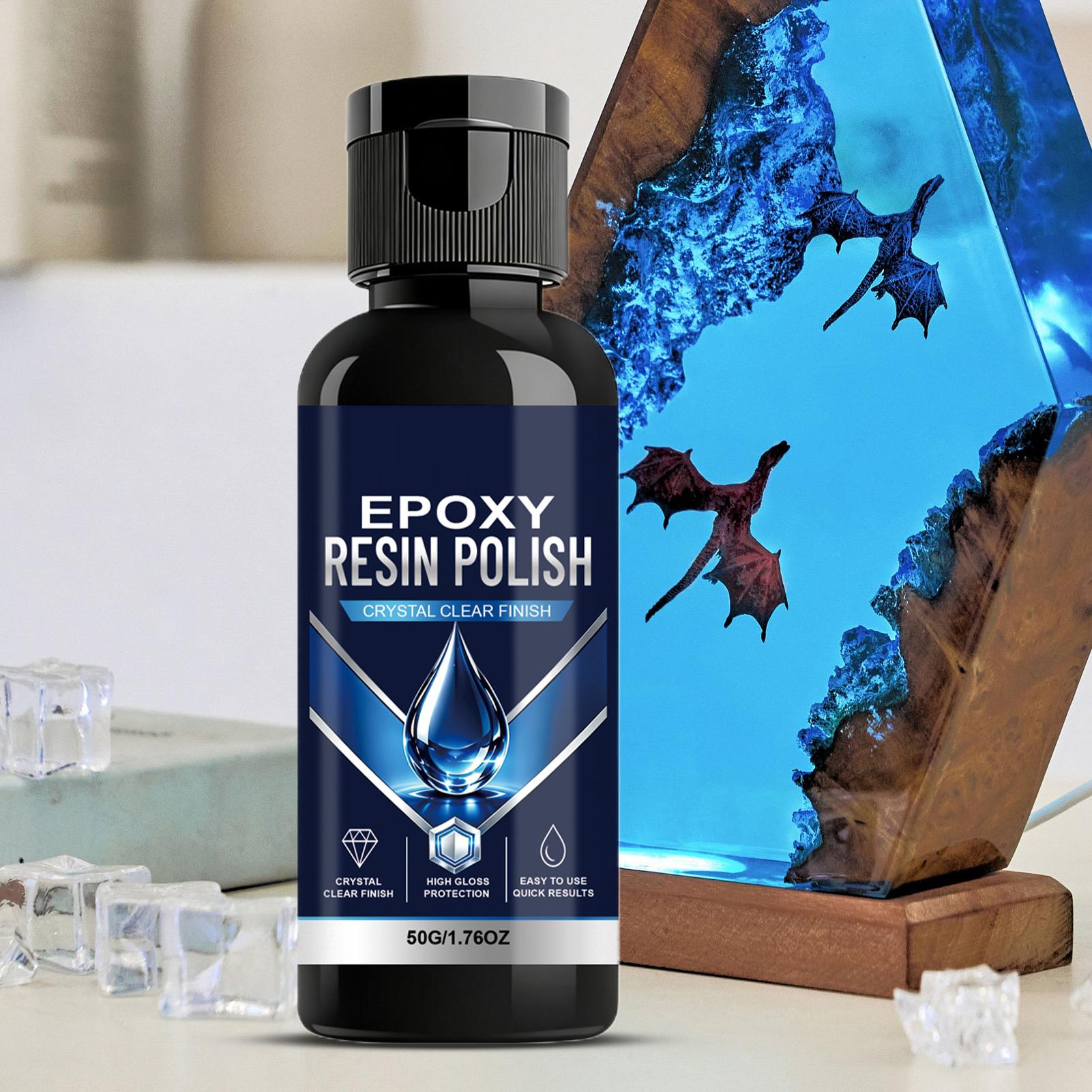 Resin Art Table Top - エポキシ樹脂修復液テーブルトップ研磨剤クイックシャインレストアラー（樹脂アート、木工、工芸、DIY用） ﻿