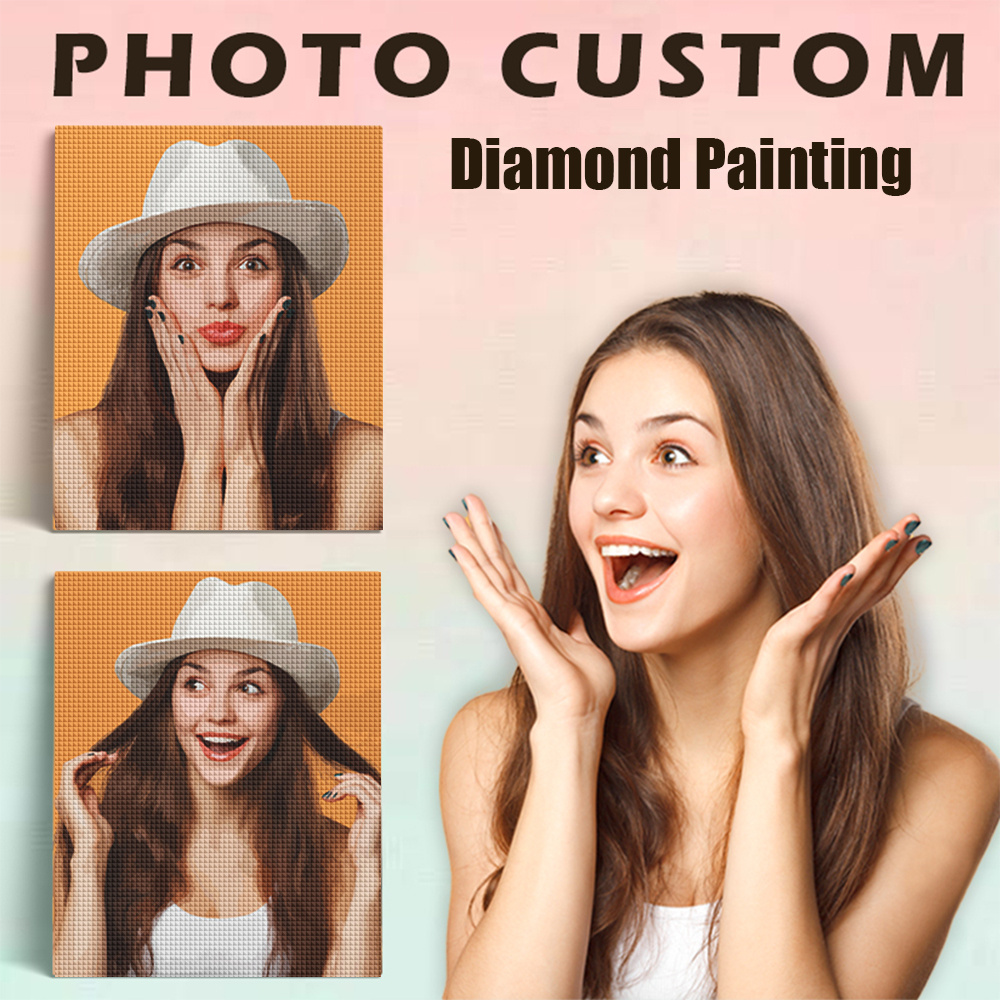 Resin Art Work - Evershine フルスクエアラウンドダイヤモンド絵画写真カスタム DIY アクリルクラフト用品ダイヤモンドモザイクホーム寝室の壁アートワーク