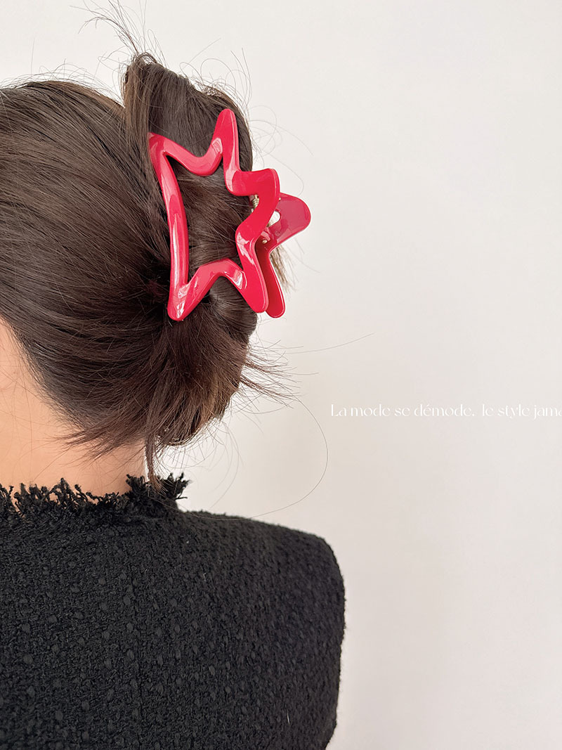 大きなヘッドクリップ,レタリング,ヘアアクセサリー,ヘアピン - Resin Art Alphabet のレビューと価格