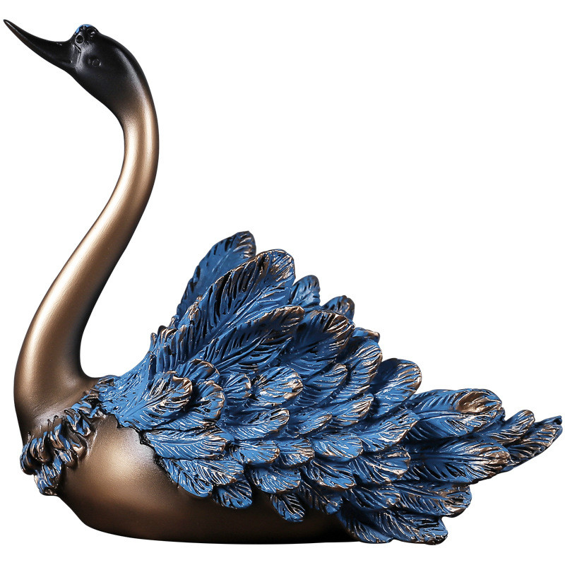 白鳥の像,家の装飾アクセサリー,モダンな彫刻,友達や恋人のた - Resin Art For Wedding Gift のレビューと価格