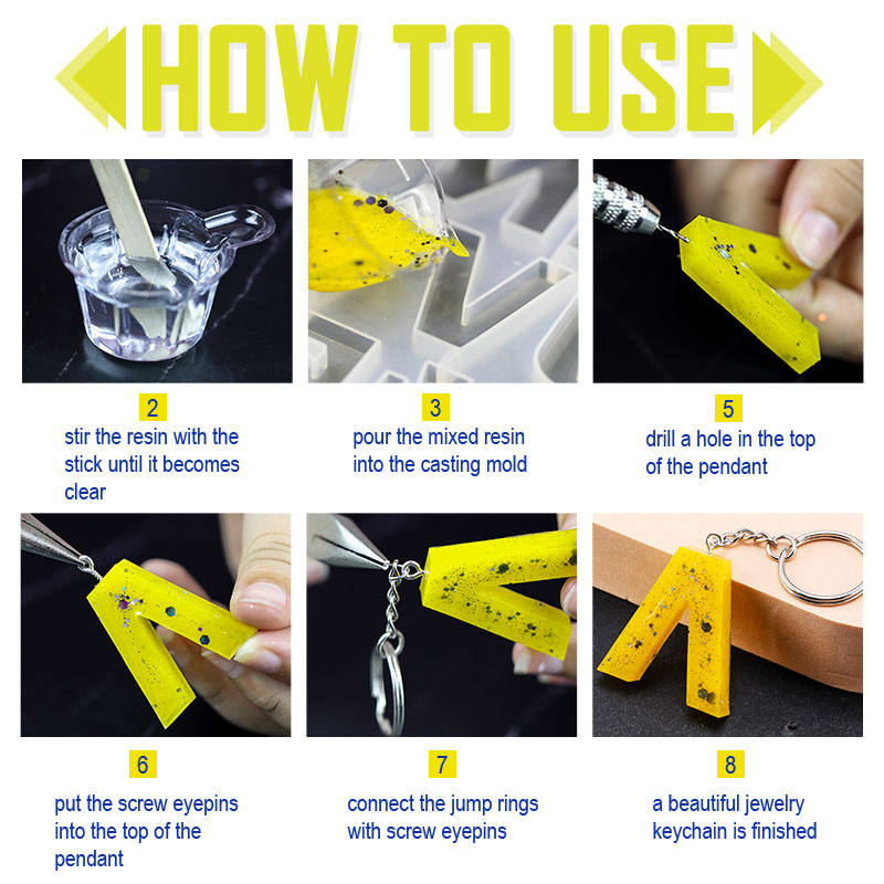 日曜大工のジュエリーを作るための成形金型,アルファベット,樹 - Resin Art Alphabet のレビューと価格