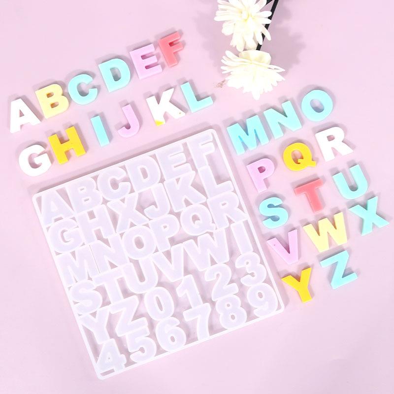 金型シリコンモールド,エポキシ樹脂,日曜大工,手工芸品,成形 - Resin Art Alphabet のレビューと価格