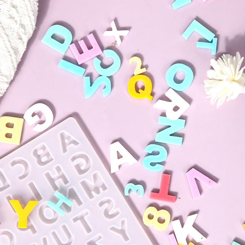 金型シリコンモールド,エポキシ樹脂,日曜大工,手工芸品,成形 - Resin Art Alphabet のレビューと価格