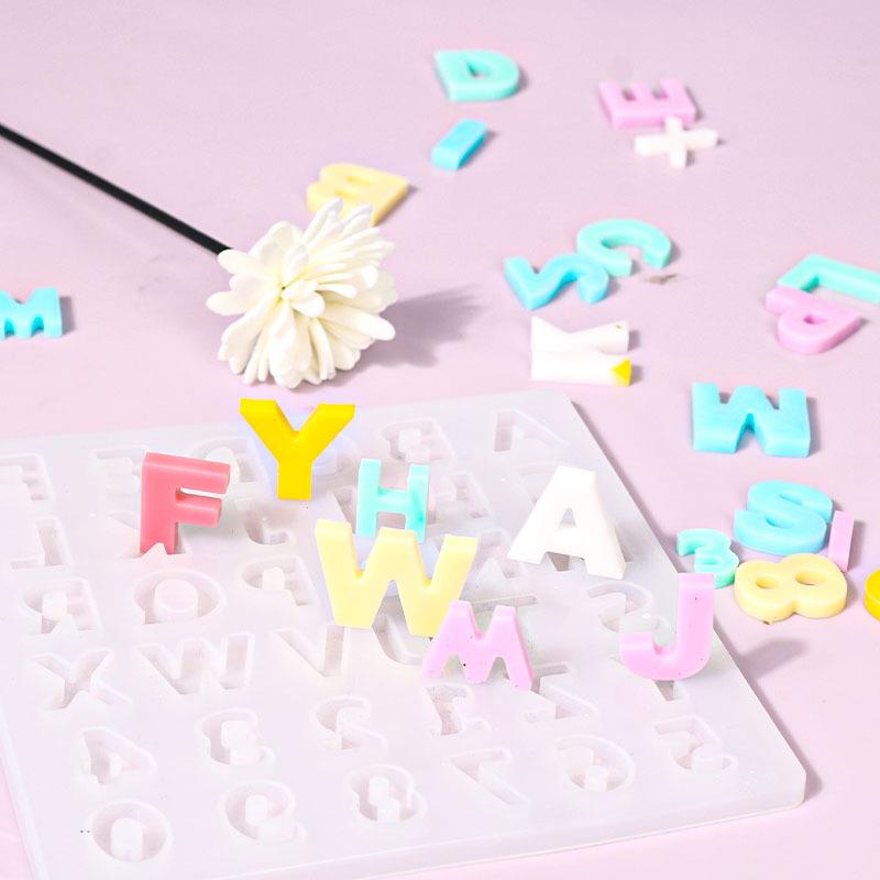 金型シリコンモールド,エポキシ樹脂,日曜大工,手工芸品,成形 - Resin Art Alphabet のレビューと価格