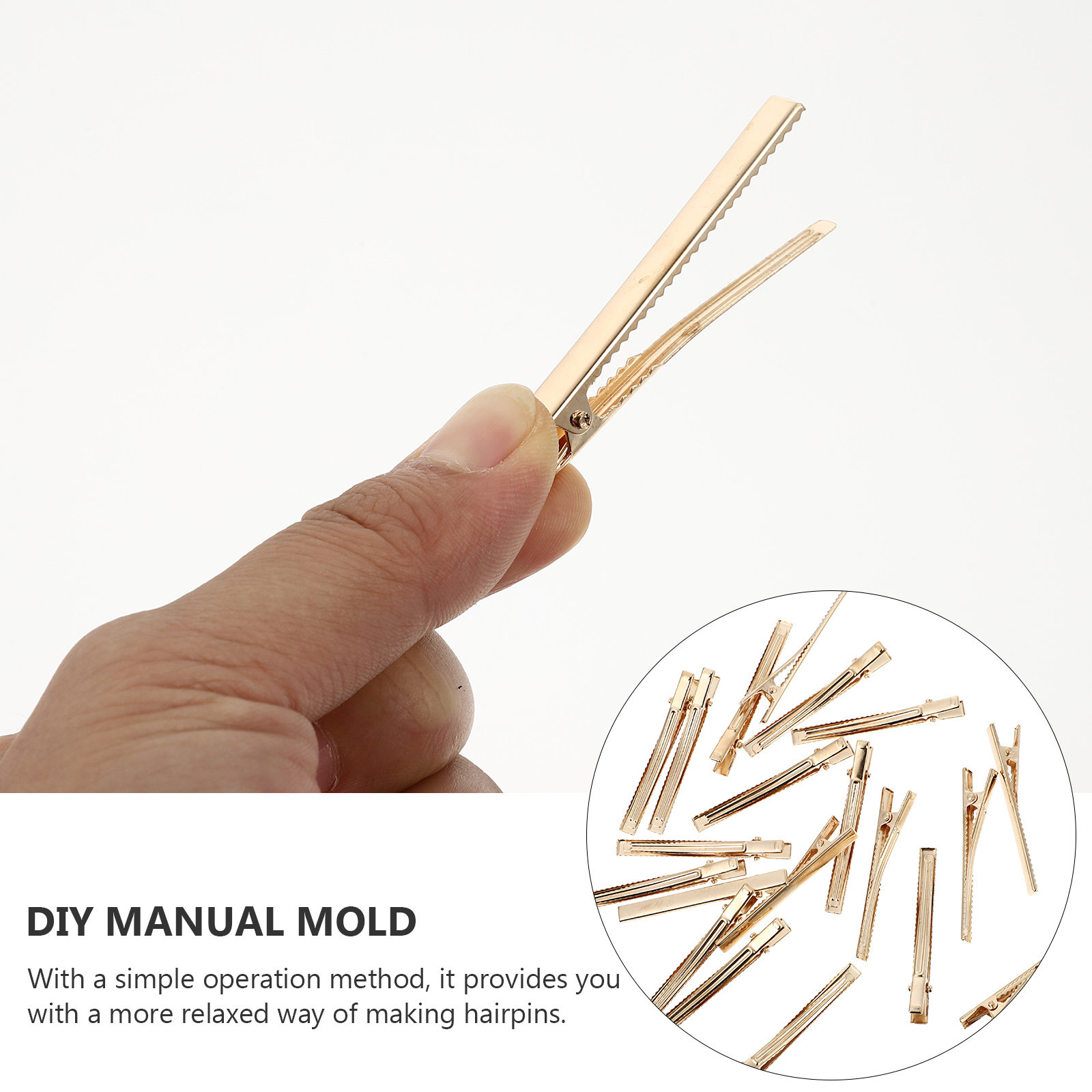 1セットシリコンヘアクリップモールド DIYアートモールド  - Resin Art Accessories のレビューと価格