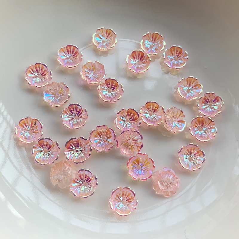 花8ミリメートルイヤリングジュエリーアクセサリー樹脂ラインス - Resin Art Earrings Design のレビューと価格