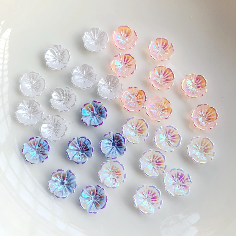 花8ミリメートルイヤリングジュエリーアクセサリー樹脂ラインス - Resin Art Earrings Design のレビューと価格