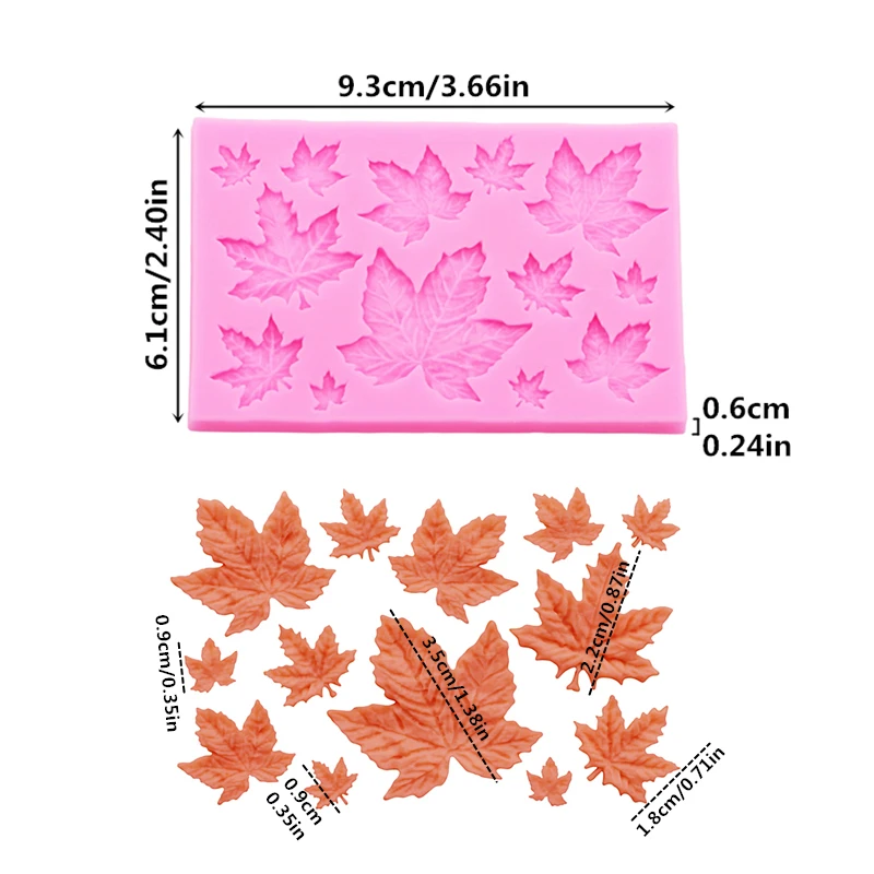 Gj-61 DIY リーフカエデの葉シリコーン型リーフコレク - Resin Art Mold のレビューと価格