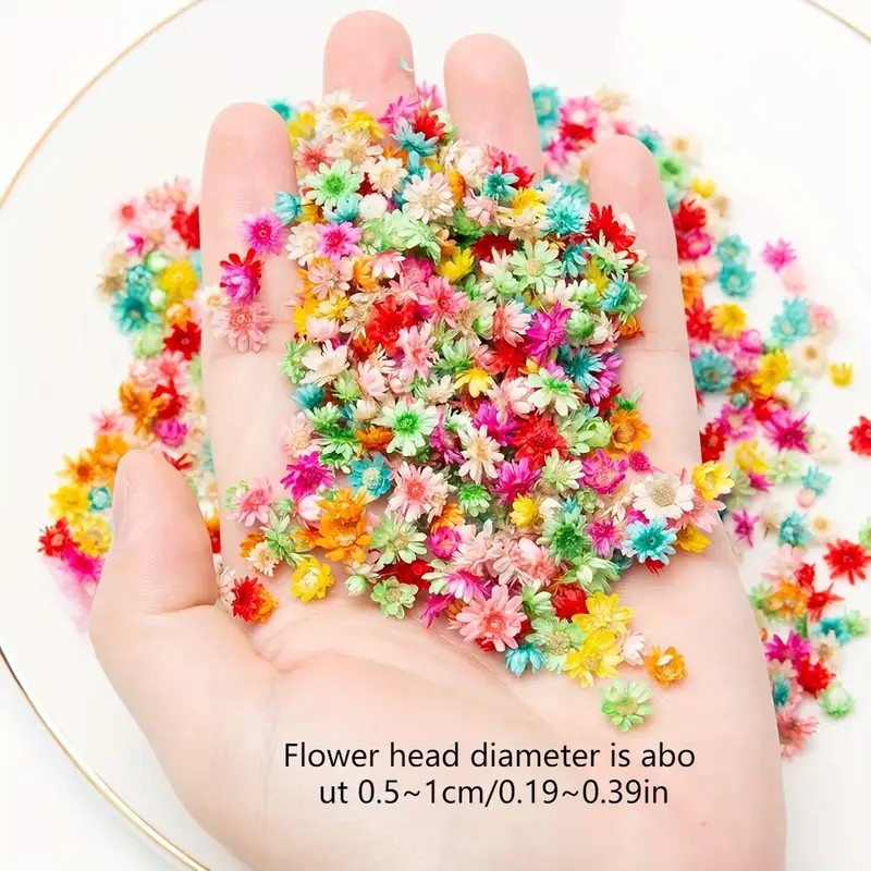 クラフト用クラシック造花ミックス - レジンアート、ネイルデ - Resin Art Earrings Design のレビューと価格