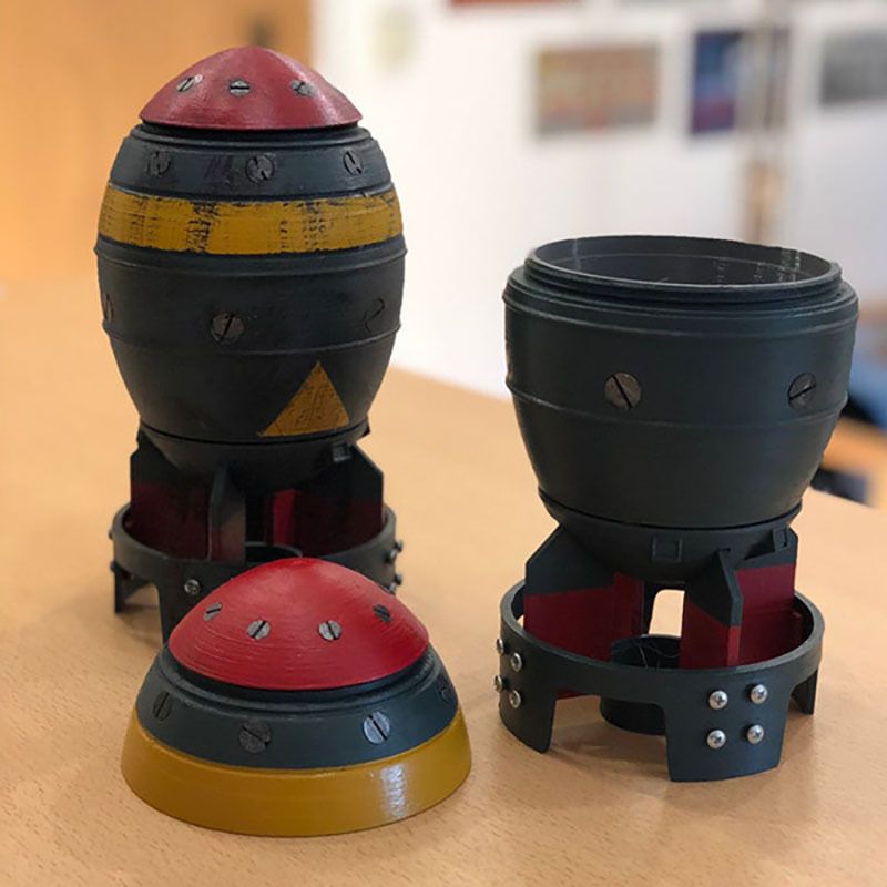 New Mini Nuke Bomb Storage Box - Resin Art Table Top のレビューと価格