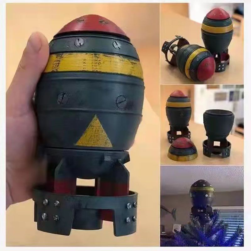 New Mini Nuke Bomb Storage Box - Resin Art Table Top のレビューと価格