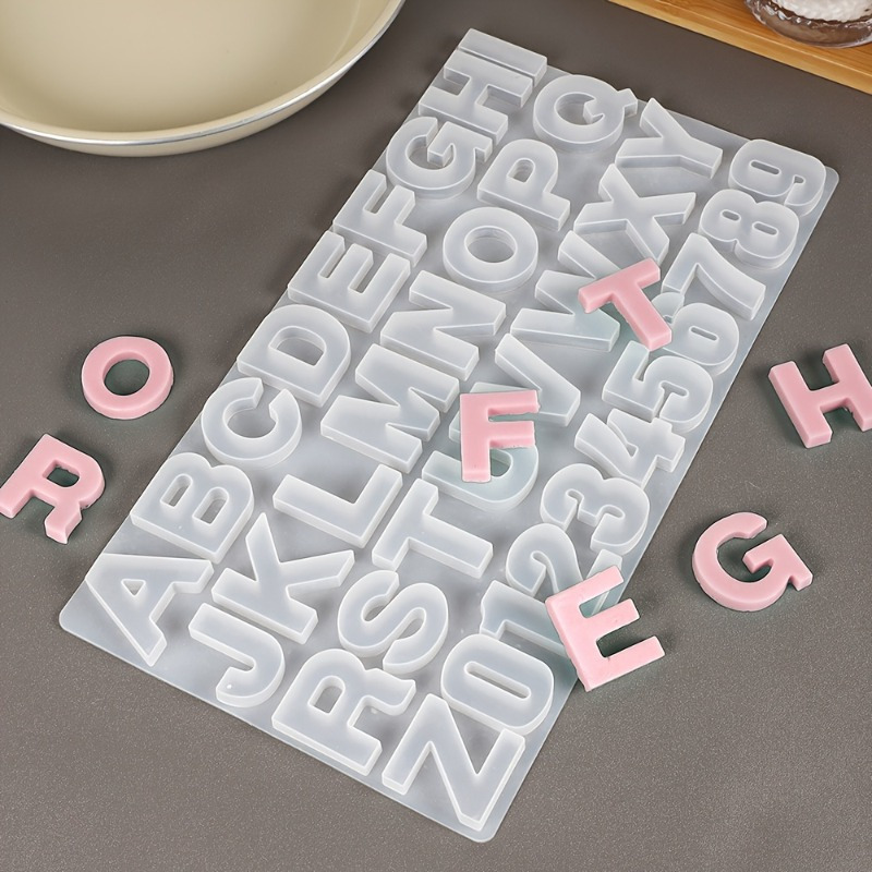 AからZまでの文字ペンダントシリコンモールド、アルファベット - Resin Art Alphabet のレビューと価格