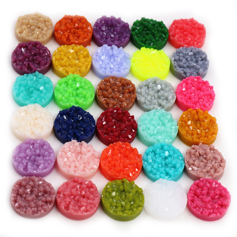 40 個樹脂 Druzy カボションドーム 8/10/12  - Resin Art Calligraphy のレビューと価格