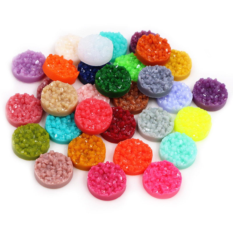 40 個樹脂 Druzy カボションドーム 8/10/12  - Resin Art Calligraphy のレビューと価格