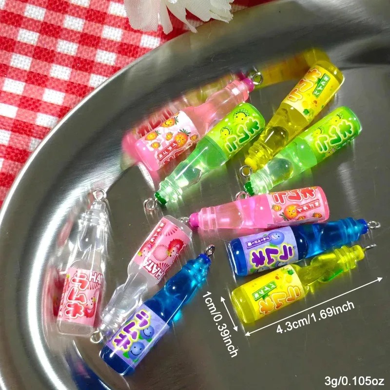10個入り 小さなソーダボトル レジンチャーム 可愛い飲料ボ - Resin Art Accessories のレビューと価格