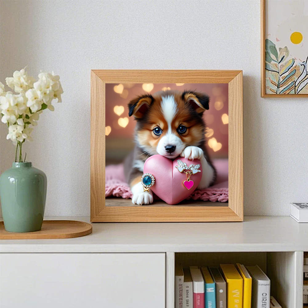 1pc フレームレス 5D DIY ダイヤモンドペインティン - Resin Art Heart のレビューと価格
