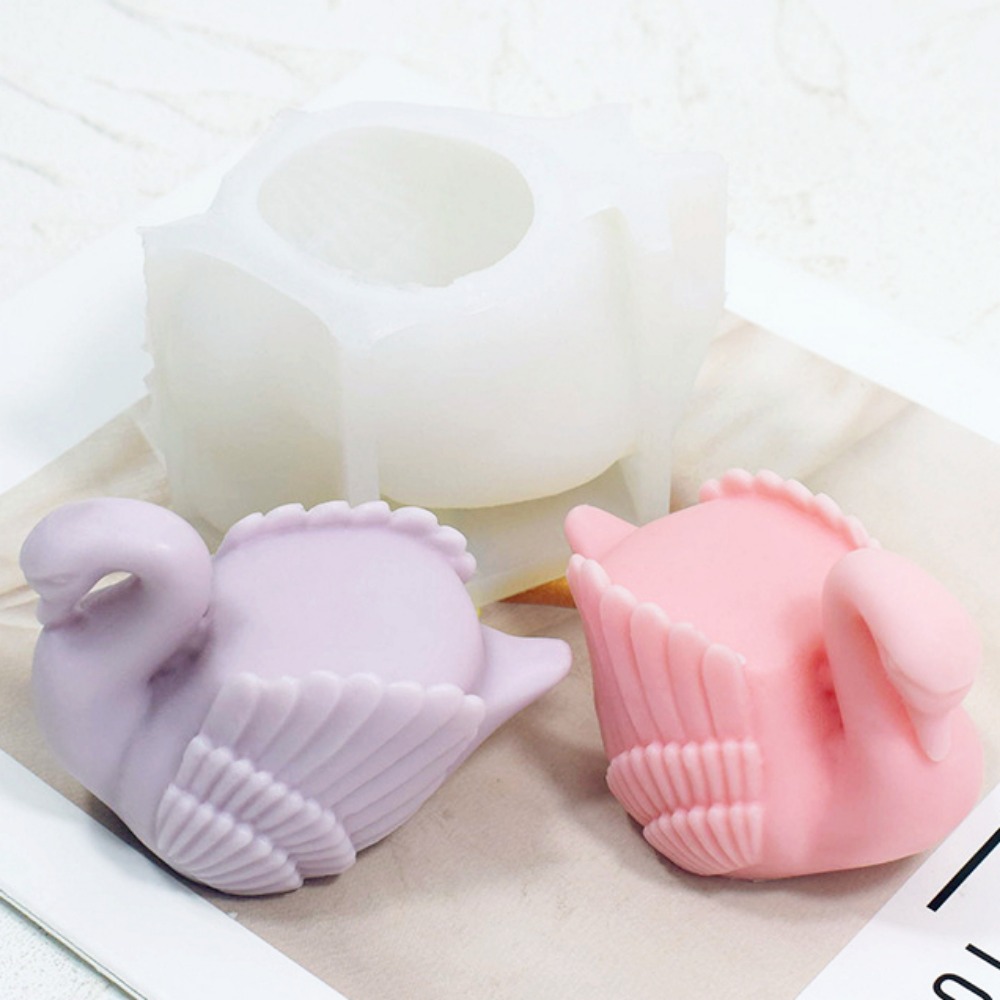 ホワイトスワンシリコンキャンドルモールド,鳥の動物の石鹸,樹 - Resin Art For Wedding Gift のレビューと価格