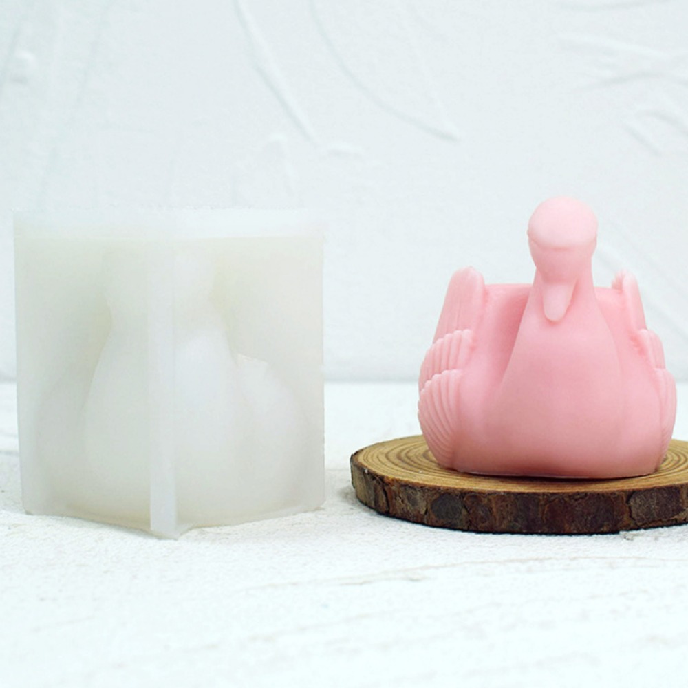 ホワイトスワンシリコンキャンドルモールド,鳥の動物の石鹸,樹 - Resin Art For Wedding Gift のレビューと価格