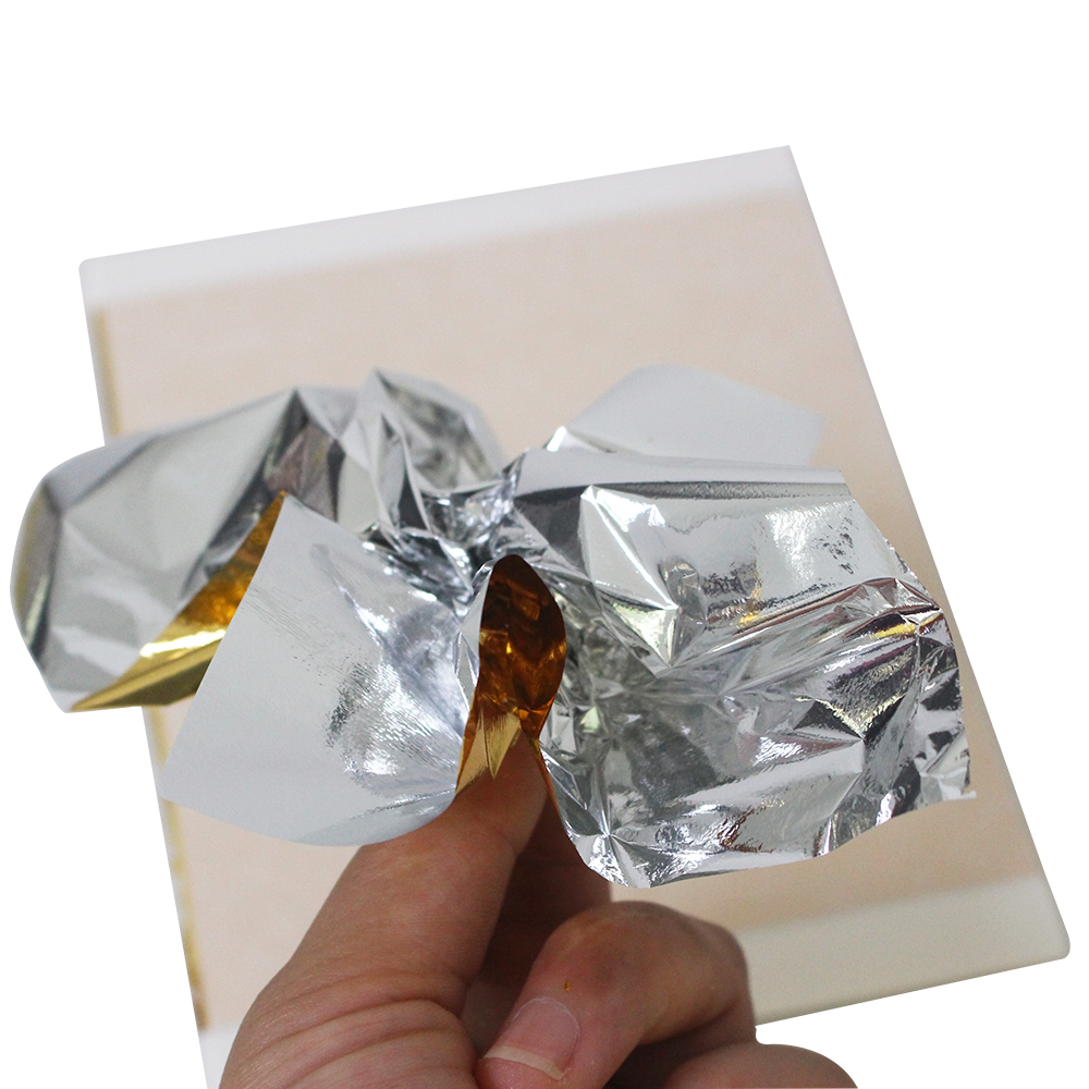 100枚入り 模造金箔紙 14cm 赤裏シート レジンクラフ - Resin Art For Wedding Gift のレビューと価格