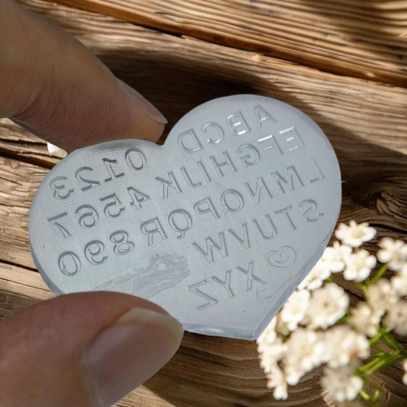 熱い！ 1/3 個アート装飾ユニバーサル英語文字デザインネイ - Resin Art Earrings Design のレビューと価格