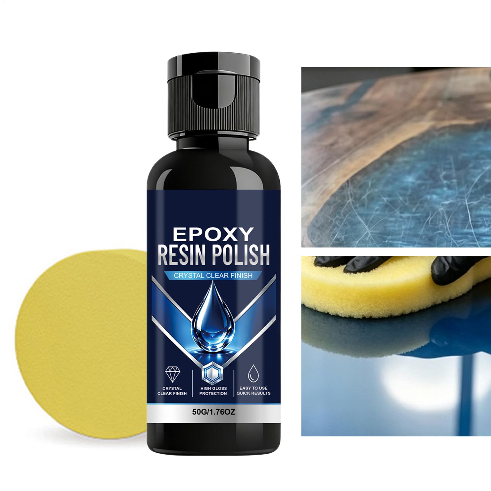 エポキシ樹脂修復液テーブルトップ研磨剤クイックシャインレスト - Resin Art Table Top のレビューと価格