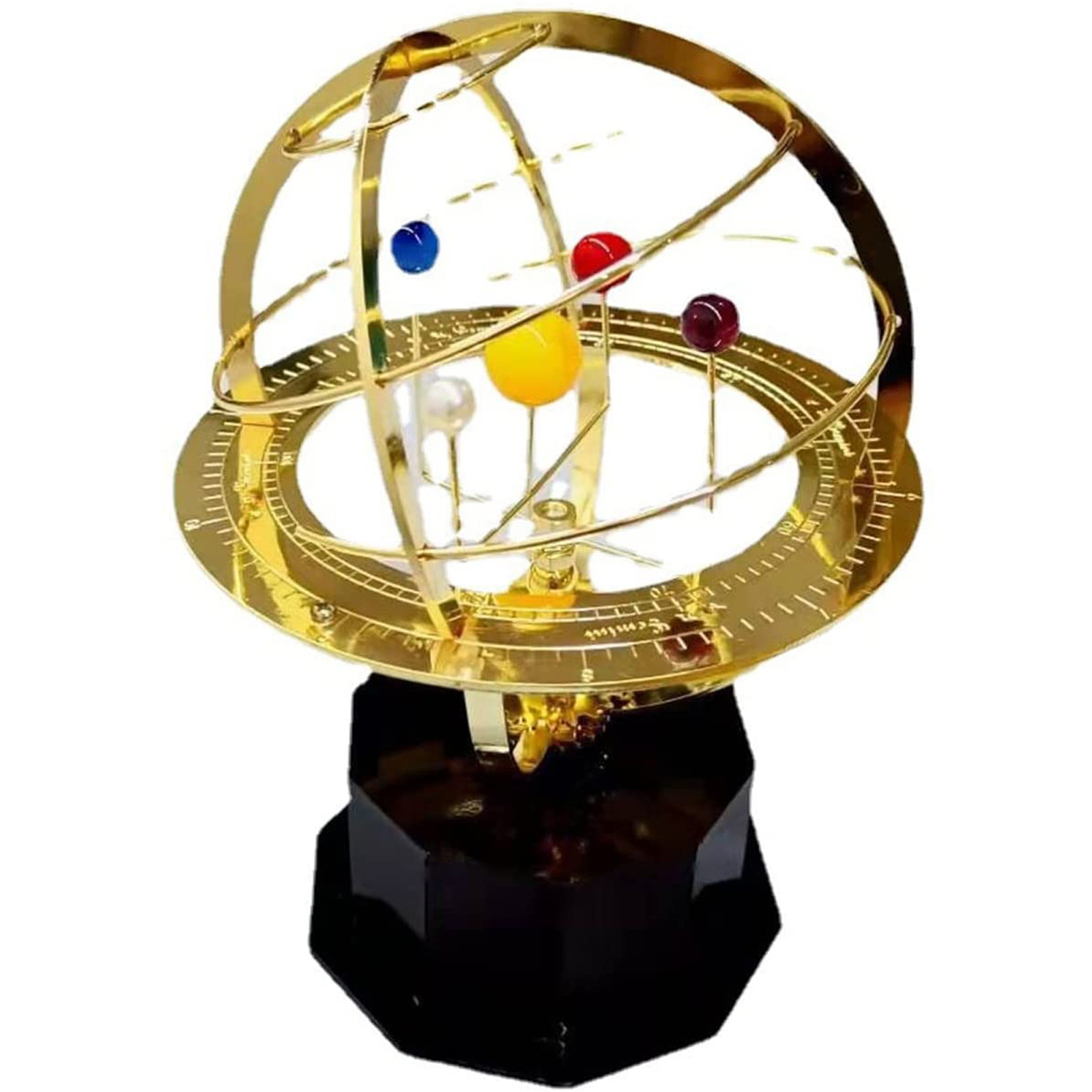 回転式太陽系金属製オーナメント レトロ惑星メタルモデル 科学 - Resin Art Table Top のレビューと価格