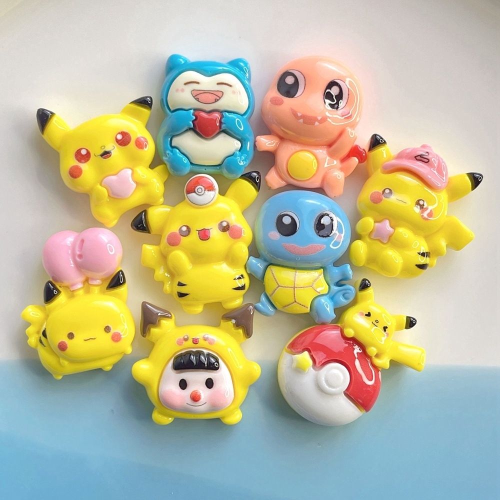 ポケモンの漫画風DIYクラフト材料、レジンアクセサリー、カビ - Resin Art Accessories のレビューと価格