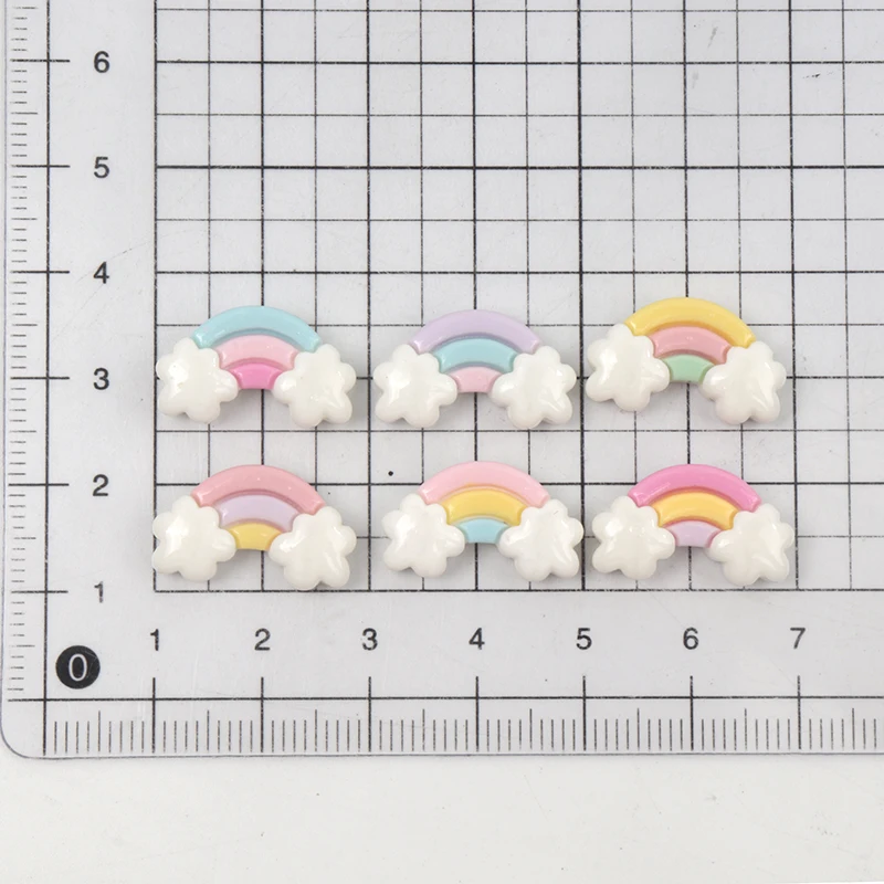 30 個/300 個ミニ樹脂レインボーフラットスクラップブッ - Resin Art Workshop のレビューと価格