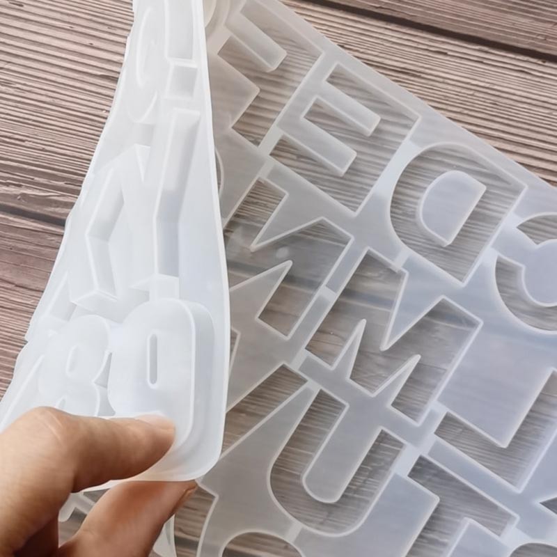 ホーム DIY 装飾 1 PC クリスタルエポキシ樹脂シリコ - Resin Art Alphabet のレビューと価格