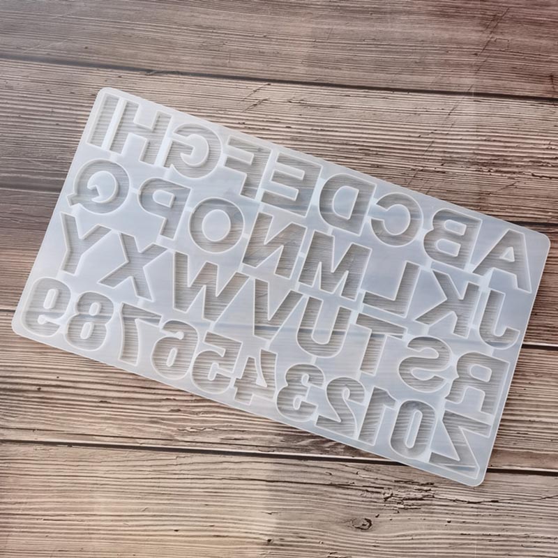 ホーム DIY 装飾 1 PC クリスタルエポキシ樹脂シリコ - Resin Art Alphabet のレビューと価格