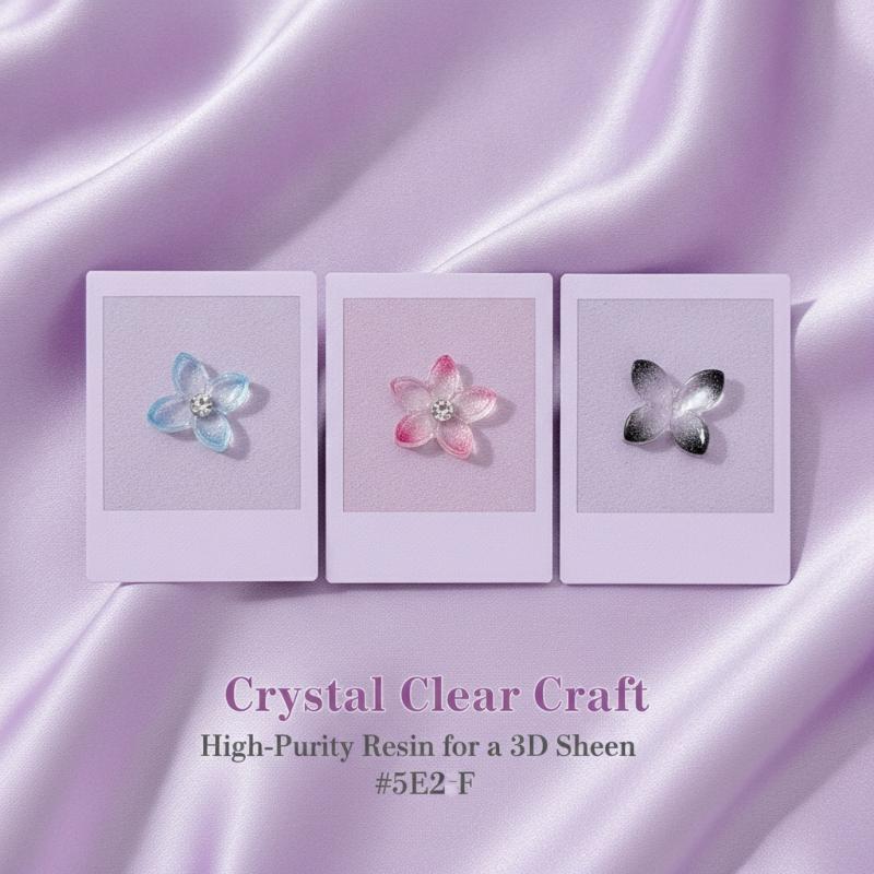 3Dラインストーン蝶々花ネイルアートデコレーション 30個入 - Resin Art Using Flowers のレビューと価格