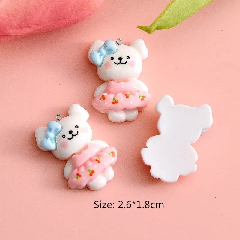 10 個漫画犬樹脂チャームキーリングペンダントジュエリー作成 - Resin Art Accessories のレビューと価格