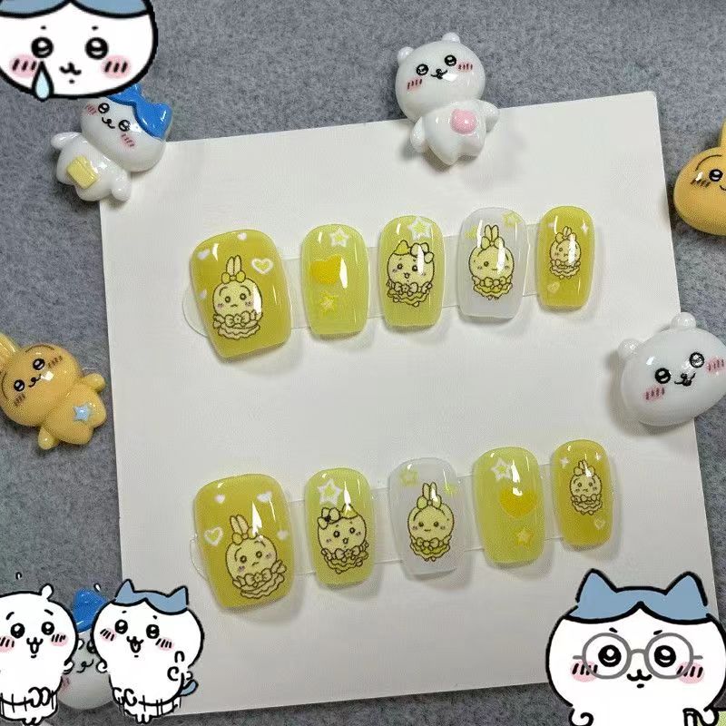 ネイルアート yiji ハチワレ Hachiware うさぎ - Resin Art Workshop のレビューと価格