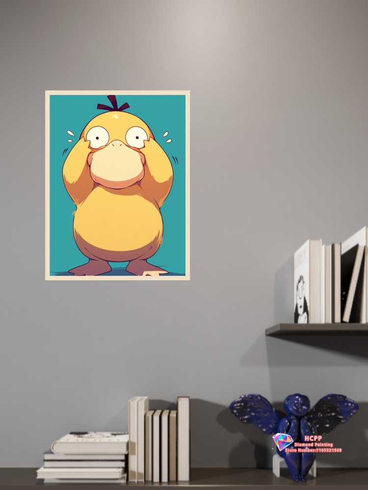 1pc フレームレス Psyduck 漫画 5D ダイヤモン - Resin Art Work のレビューと価格