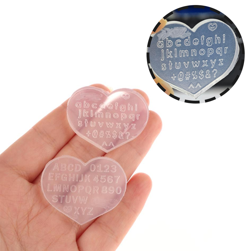 1/3個入り レジンアートデコレーション 汎用 英語文字デザ - Resin Art Earrings Design のレビューと価格