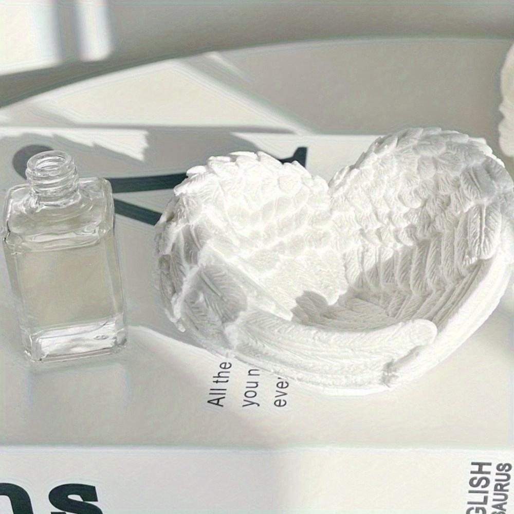 1個 エンジェルウィングハートシリコンモールド、レイヤードウ - Resin Art Heart のレビューと価格