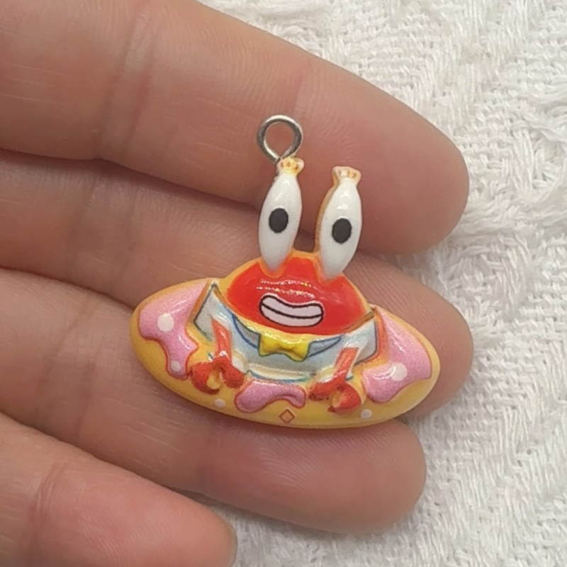 10個入り漫画風樹脂ペンダント、DIYジュエリー製作イヤリン - Resin Art Calligraphy のレビューと価格