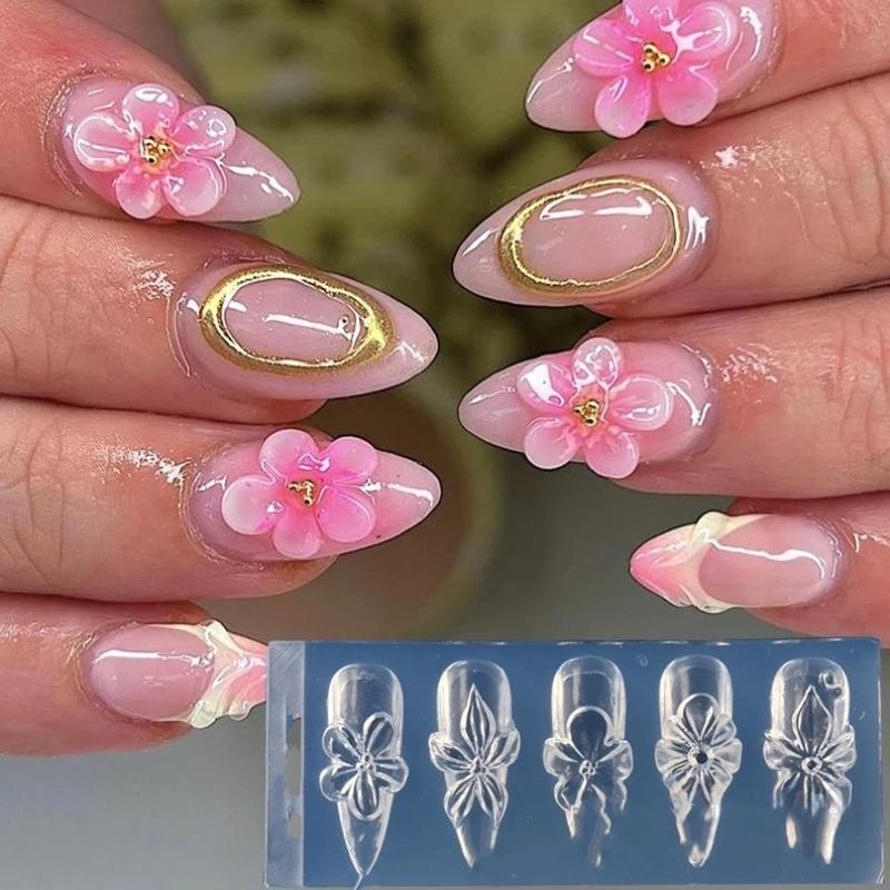 シリコン製3Dフラワーネイルモールド、レジンアート用、創造的 - Resin Art Using Flowers のレビューと価格