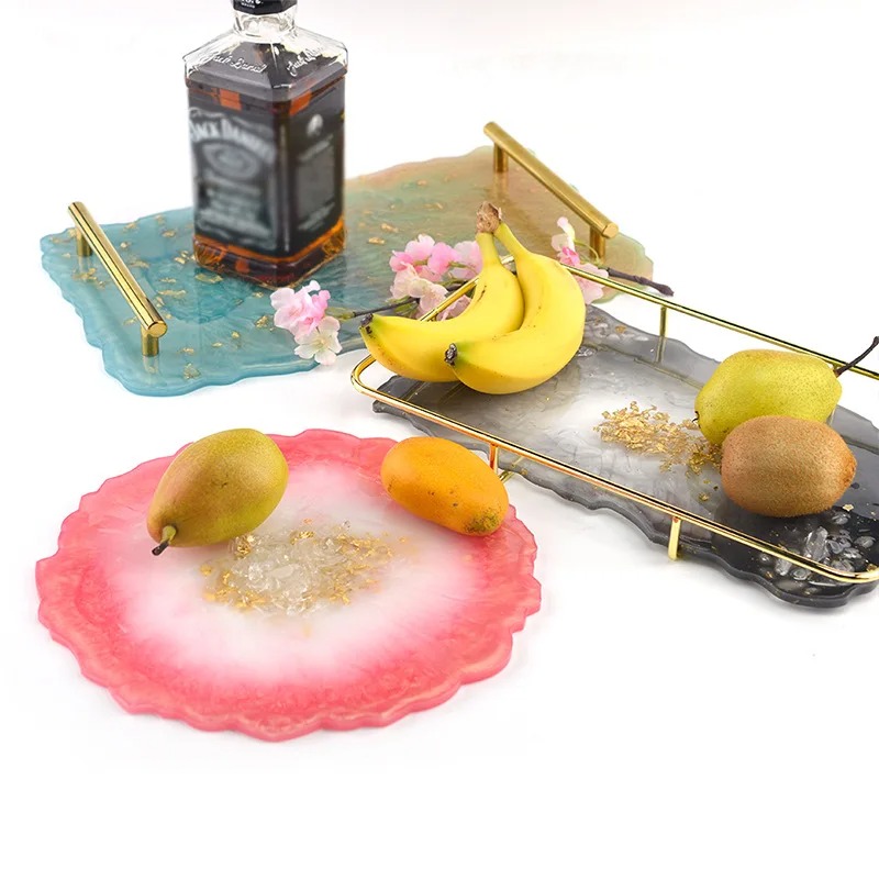 トレイエポキシ樹脂シリコンモールドDIY大型長方形ティープレ - Resin Art Mold のレビューと価格
