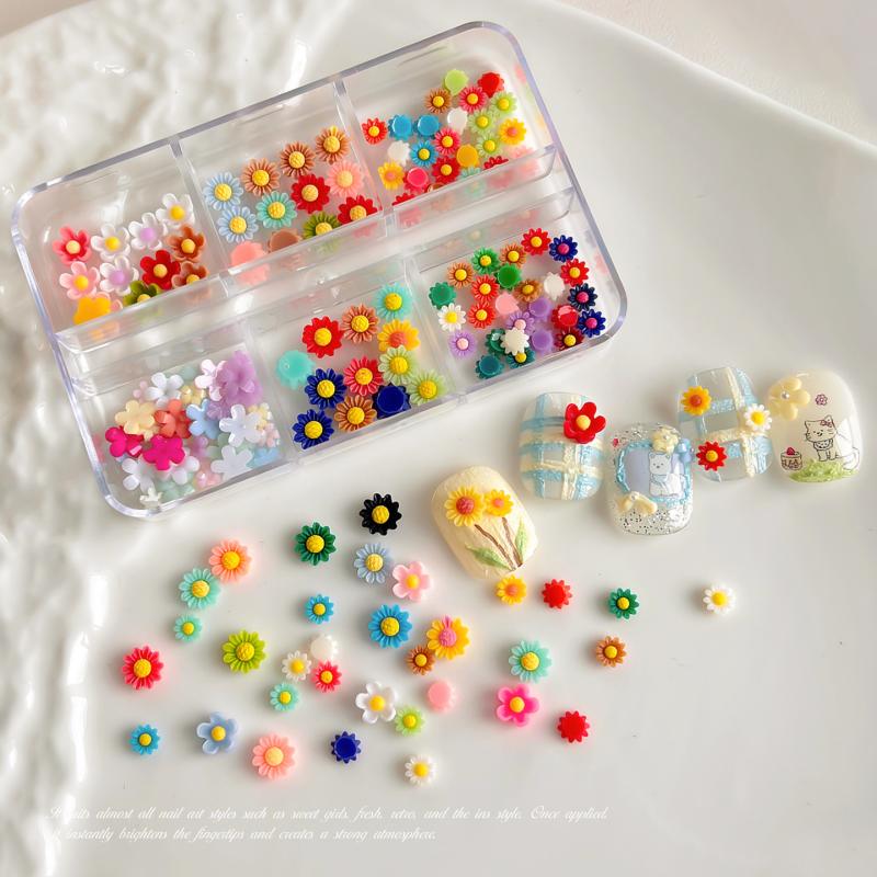 夏の雰囲気　ひまわりネイルチャーム　3Dフラワーレジンライン - Resin Art Using Flowers のレビューと価格
